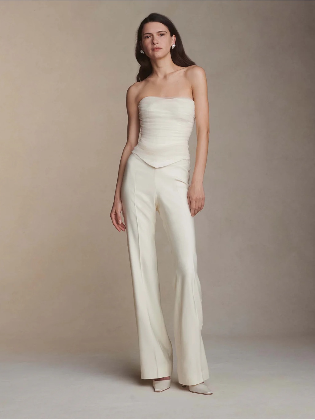 Nwt Danielle Frankel Milo Bustier In Pearl — image 4 of 4